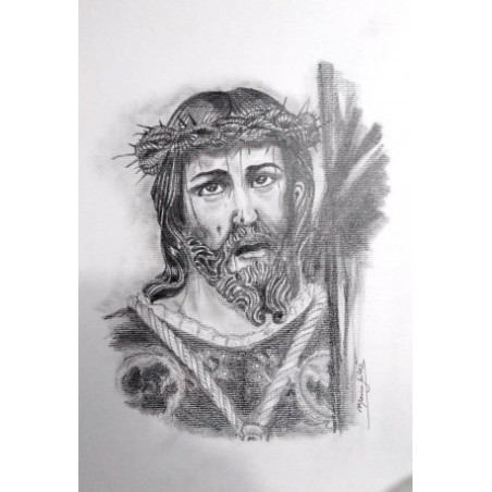cuadro A3 Nazareno grafito