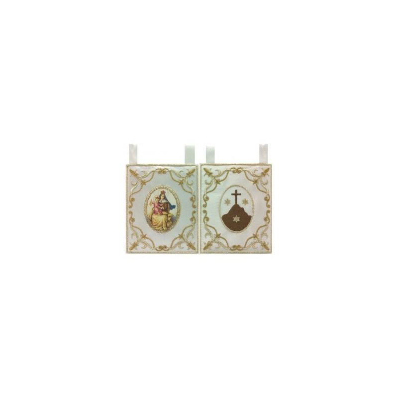 ESCAPULARIO VIRGEN DEL CARMEN BLANCO