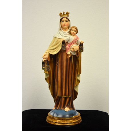 Figura de resina Virgen del Carmen 30 cm