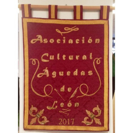 ESTANDARTE ASOCIACION AGUEDAS LEON