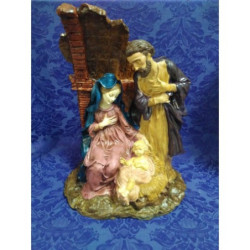 NACIMIENTO MARMOLINA PINTADO A MANO 30 CM / 1 PZ
