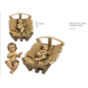 NIÑO JESÚS CUNA MADERA 22 CM