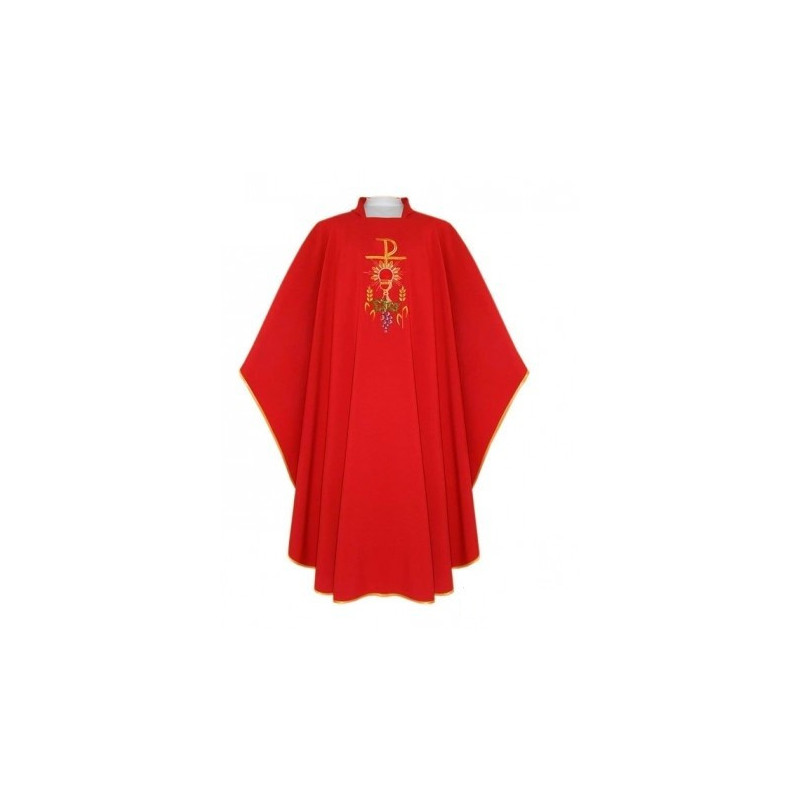 Casulla cáliz y uvas