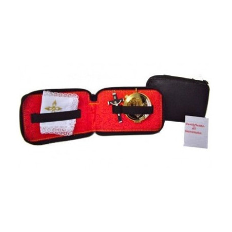 Estuche portaviático en piel