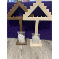 Ramo Leonés s/adornar 35 cm  con velas