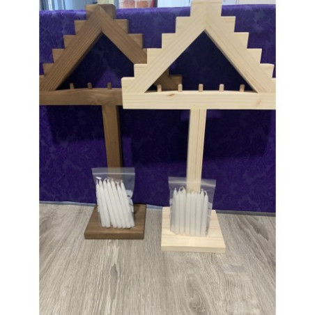 Ramo Leonés s/adornar 35 cm  con velas