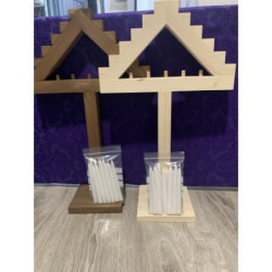 Ramo Leonés s/adornar 50 cm  con velas