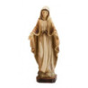 Virgen Milagrosa 20 cm acabado madera